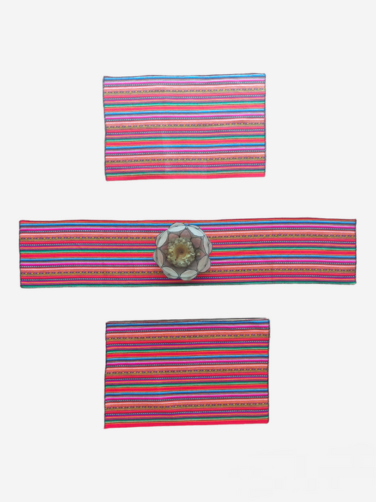 Set de 1 Camino + 2 Individuales