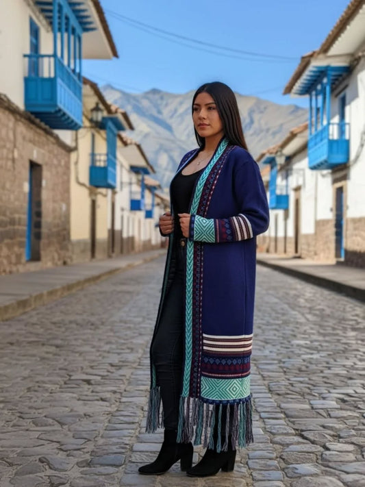 Saco Anaku azul marino