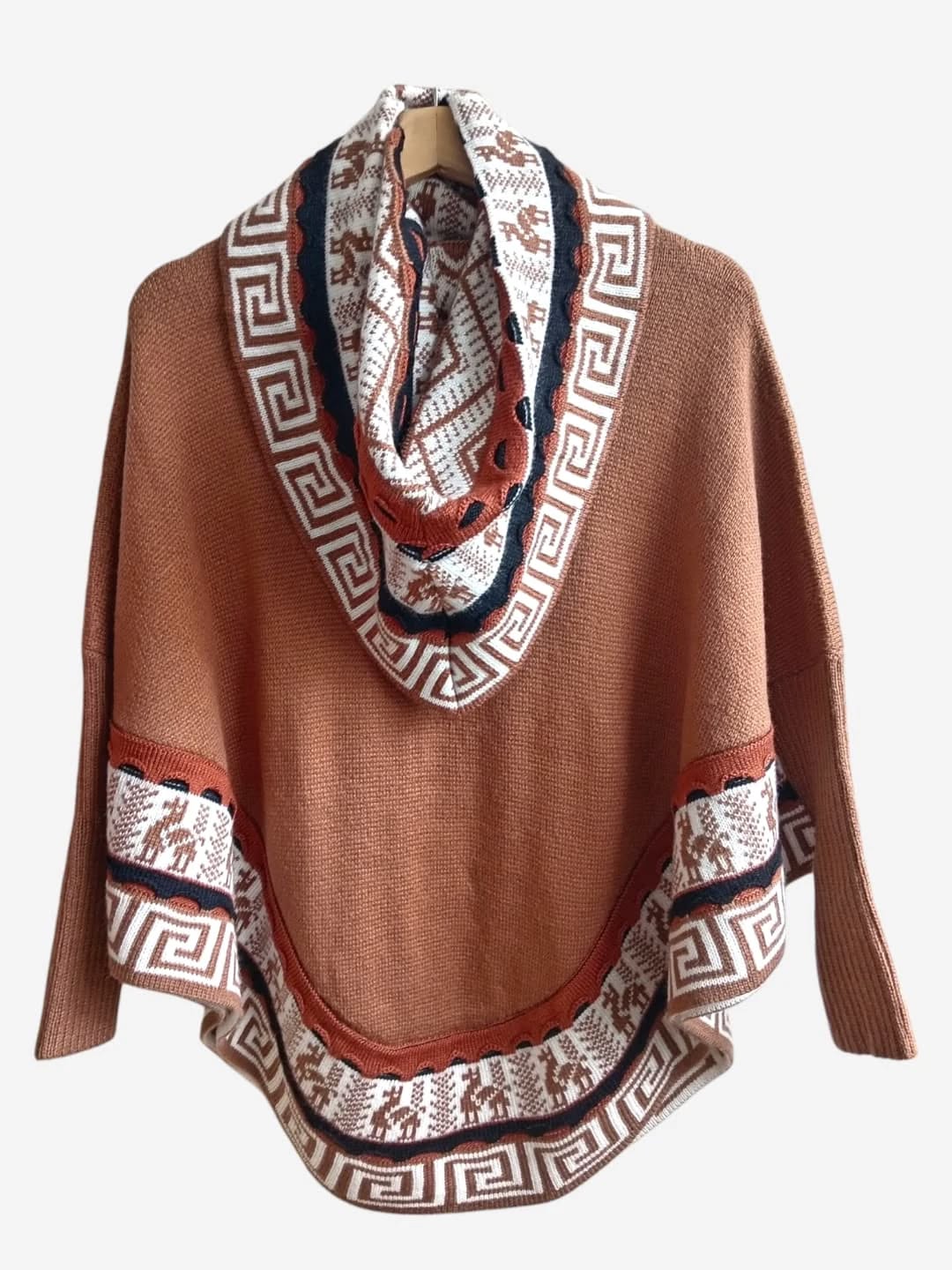 Poncho Alpacas Camel