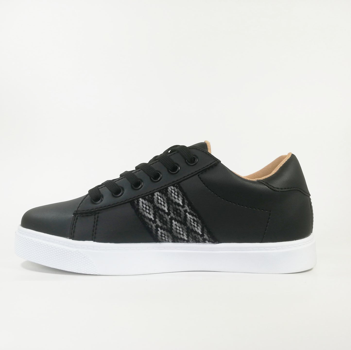 Zapatilla Dama Urban negro y grises