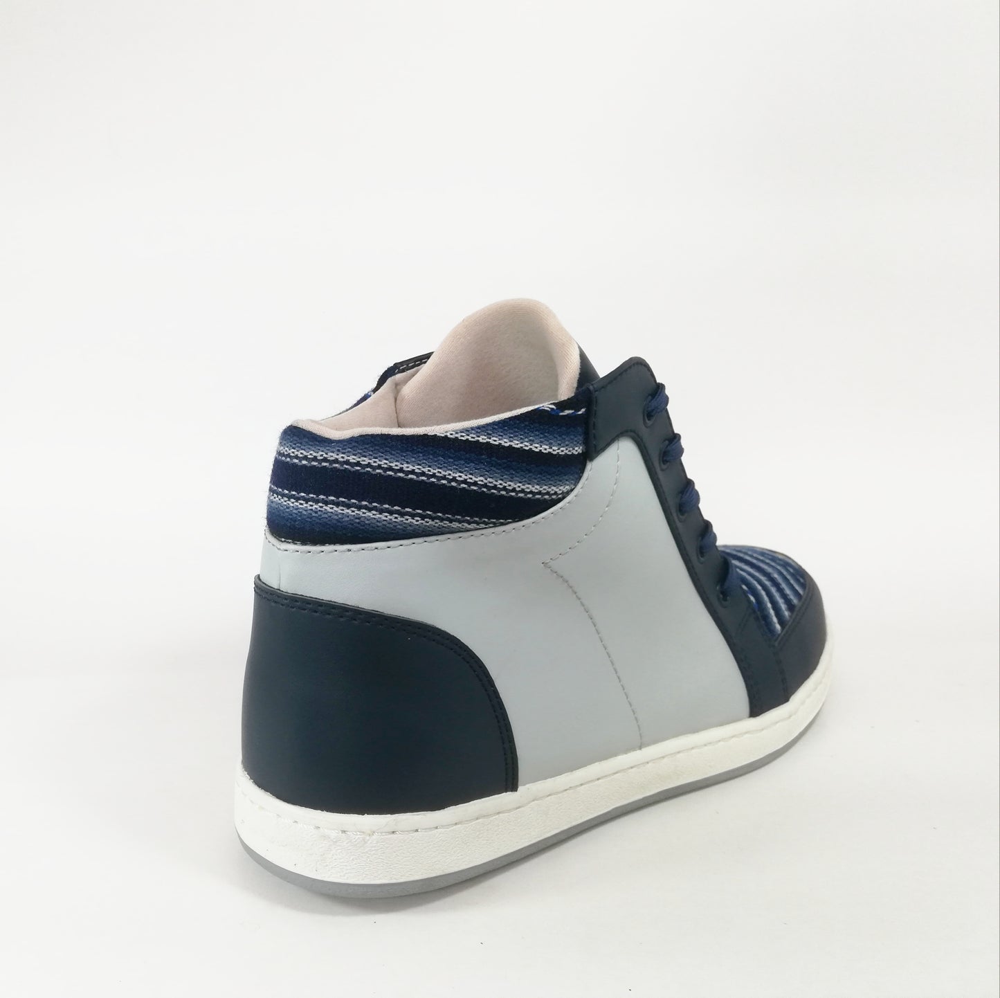 Zapatilla Urban High Top Azul & Plomo