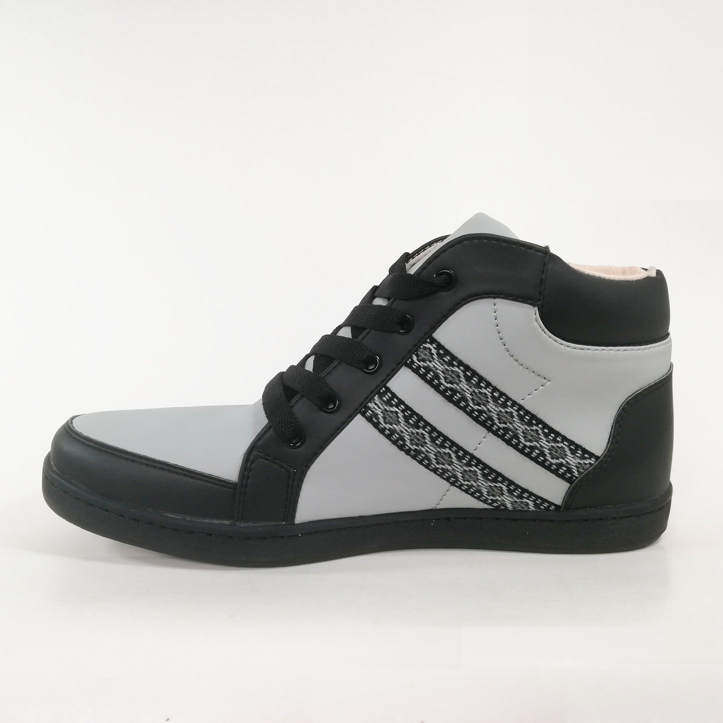 Zapatilla Urban High Top Negro & Plomo