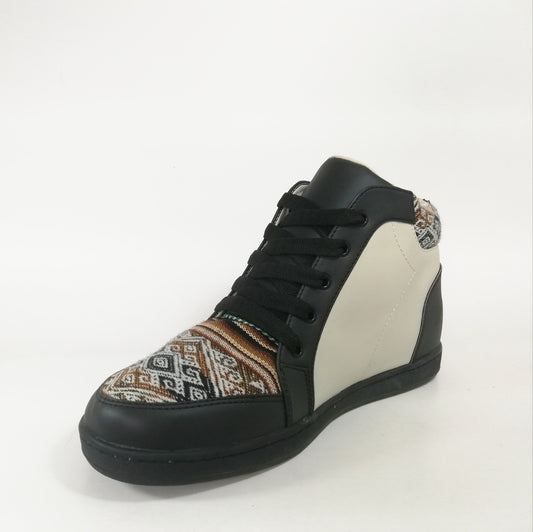 Zapatilla Urban High Top Negro & Manta