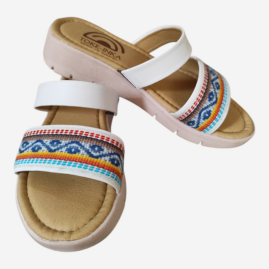 Sandalia Sayri Blanca  de mujer