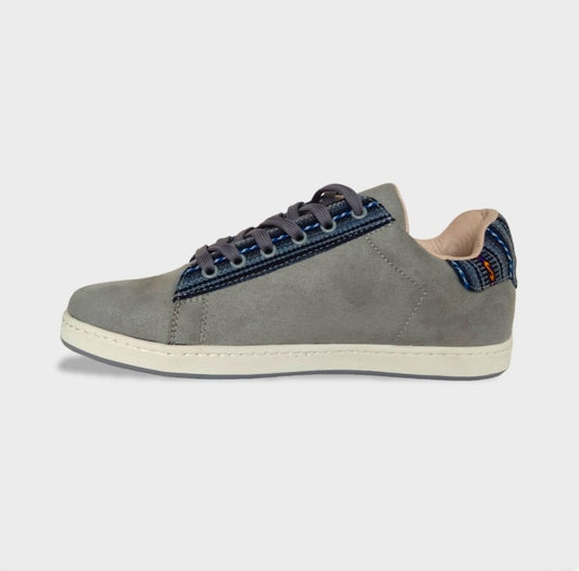 Zapatilla Altiplano "Acero" Cuero natural
