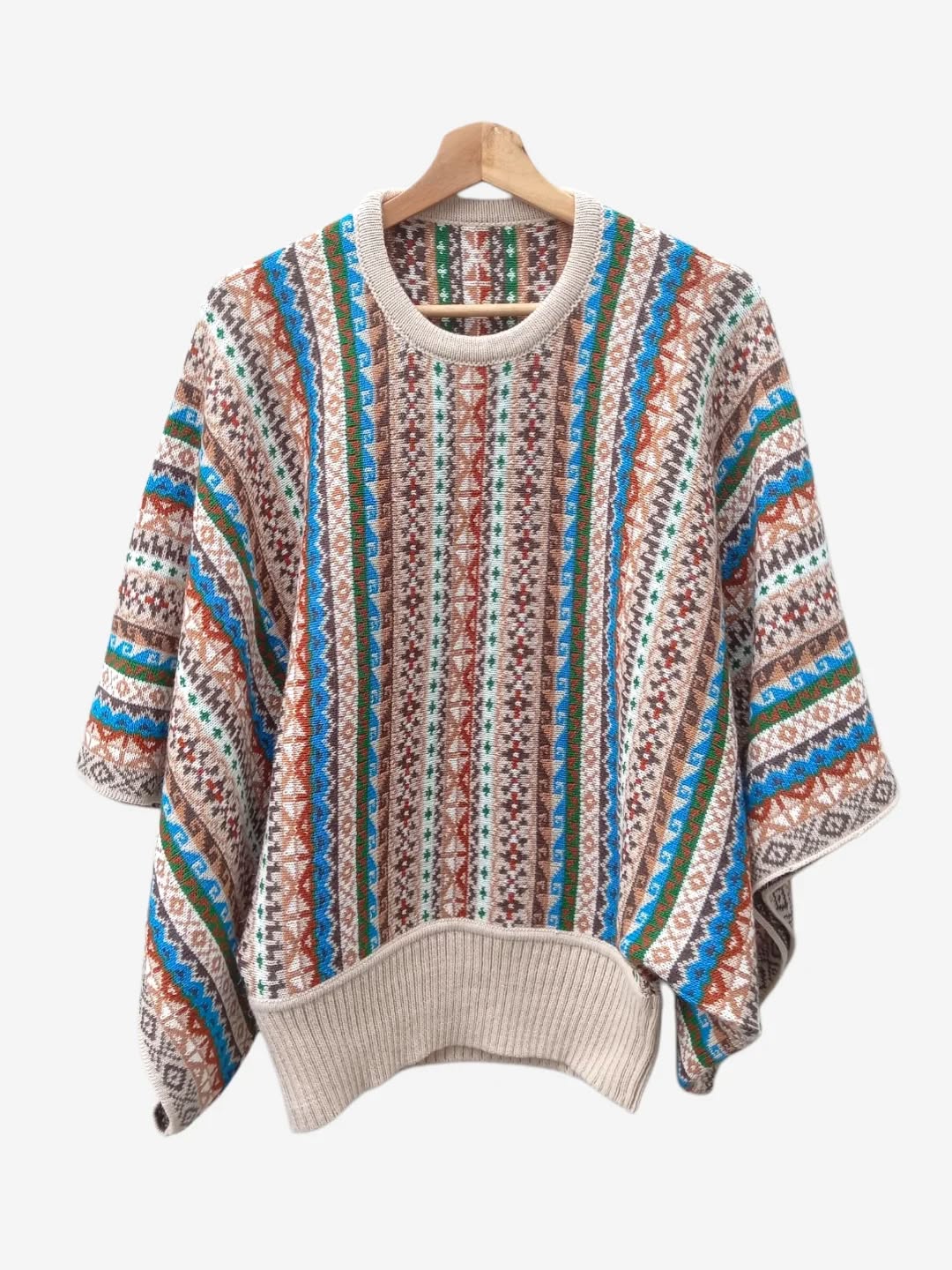 Poncho Mariposa Beige