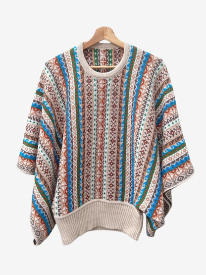 Poncho Mariposa Beige