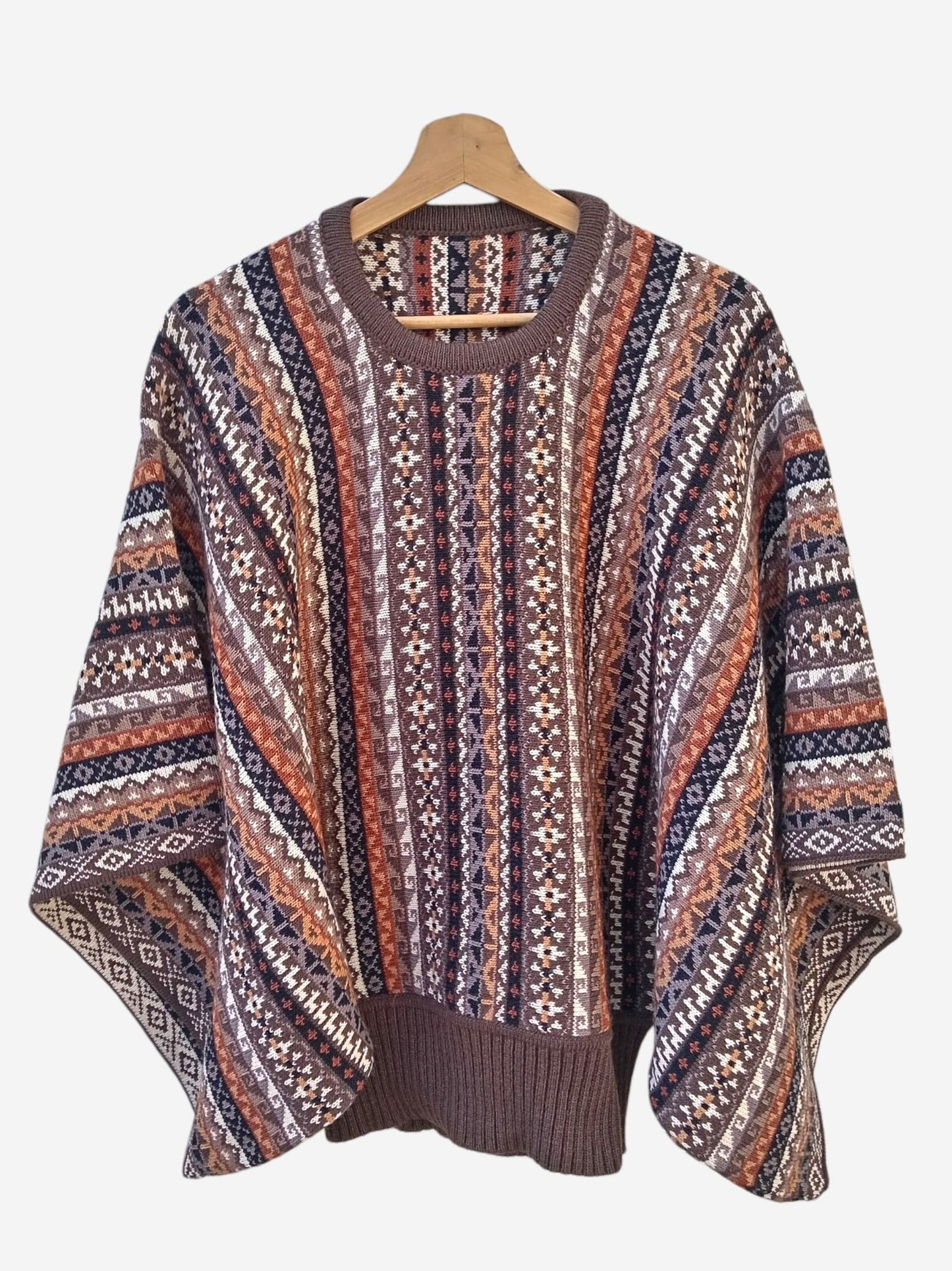 Poncho Mariposa Marron