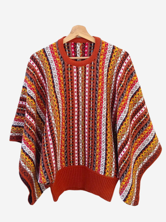 Poncho Mariposa Ocre