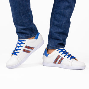 Zapatilla Urban Blanco y Azul