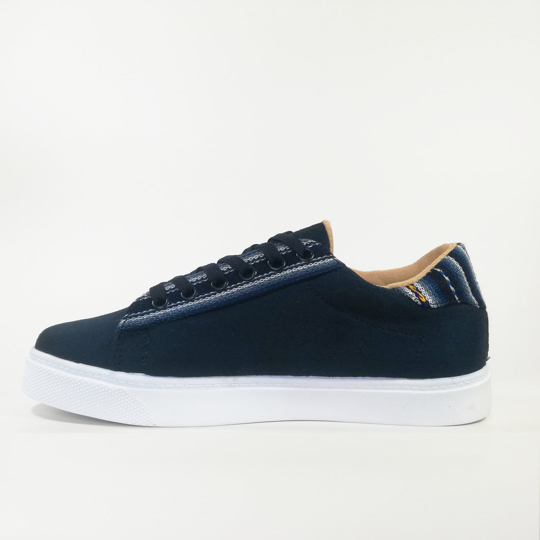 Zapatilla Dama Urban azul marino manta
