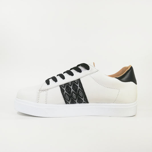 Zapatilla Dama Urban blanco y negro