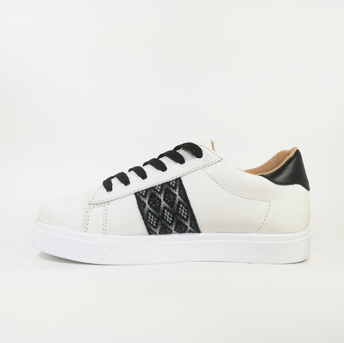 Zapatilla Dama Urban blanco y negro