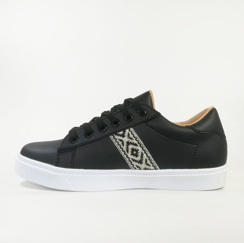Zapatilla Dama Urban negro y blanco