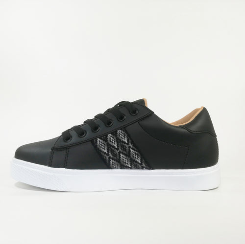 Zapatilla Dama Urban negro y grises