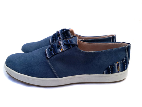 Zapatilla Elegance azul acero