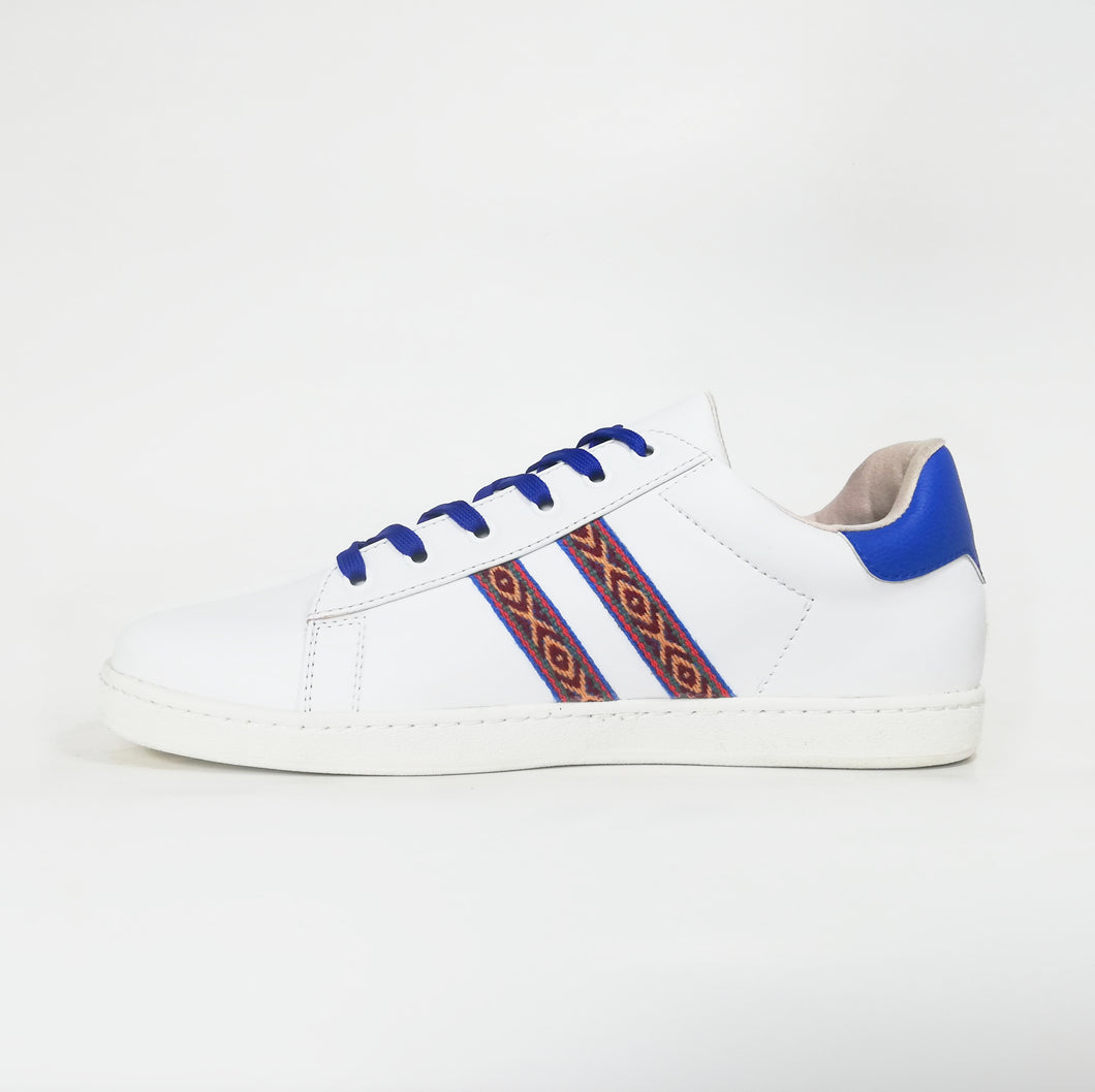 Zapatilla Urban Blanco y Azul