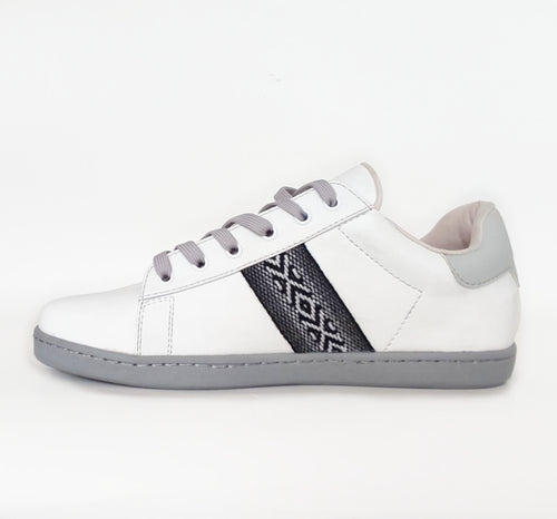 Zapatilla Urban Blanco y Plomo 